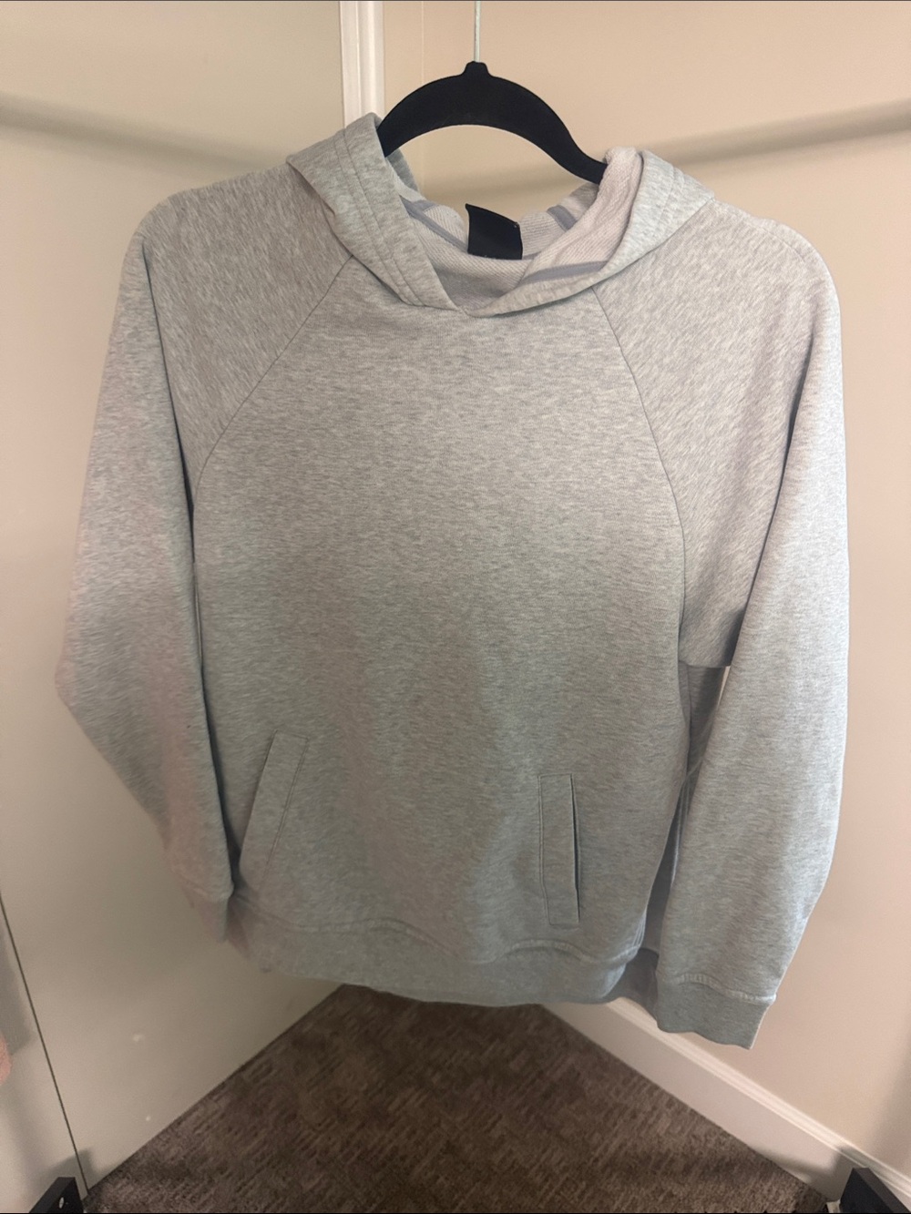 Nike Light Gray Women's Hooded Sweatshirt